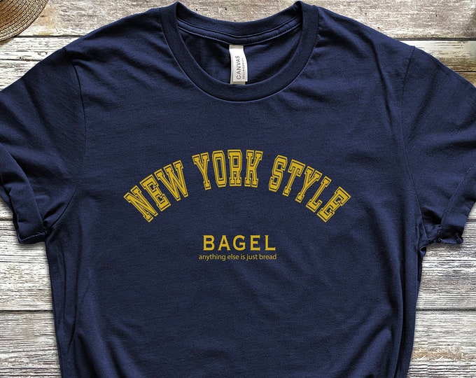 New York Bagel Shirt | New York City Shirt | Bagel Shirt