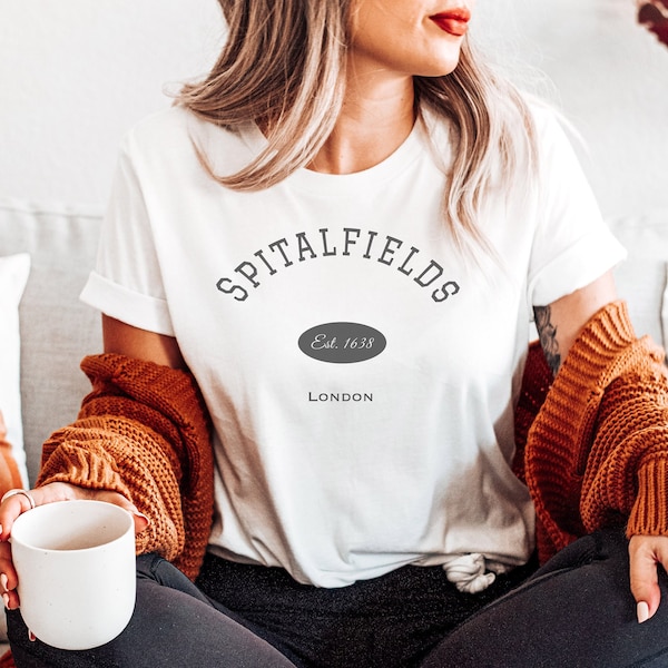 Spitalfields T-Shirt | London Shirt | UK T-Shirt | Anglophile Gift | London Tee