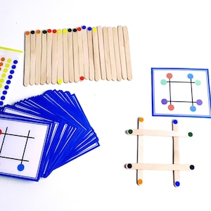 Fine Motor Activities with Stick, Fine Motor  Skills, Pattern Activity