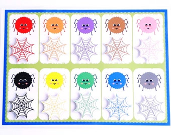 Color Matching Printable, Color Matching Game, Fine Motor Activities .