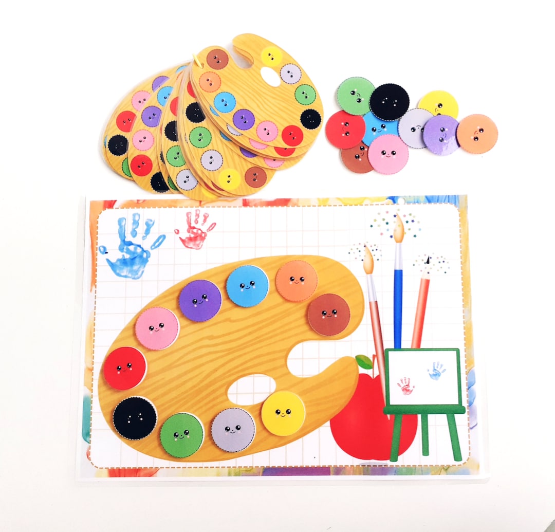 Pattern Activity, Matching Colors Pattern, Color Matching Game ...