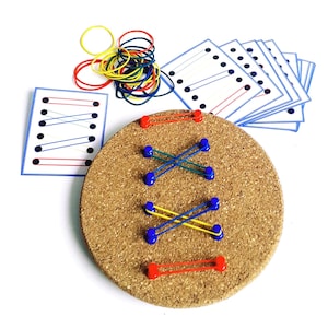 Rubber Band Play, Fine Motor Activity, Montessori Activities, Fine Motor image 9