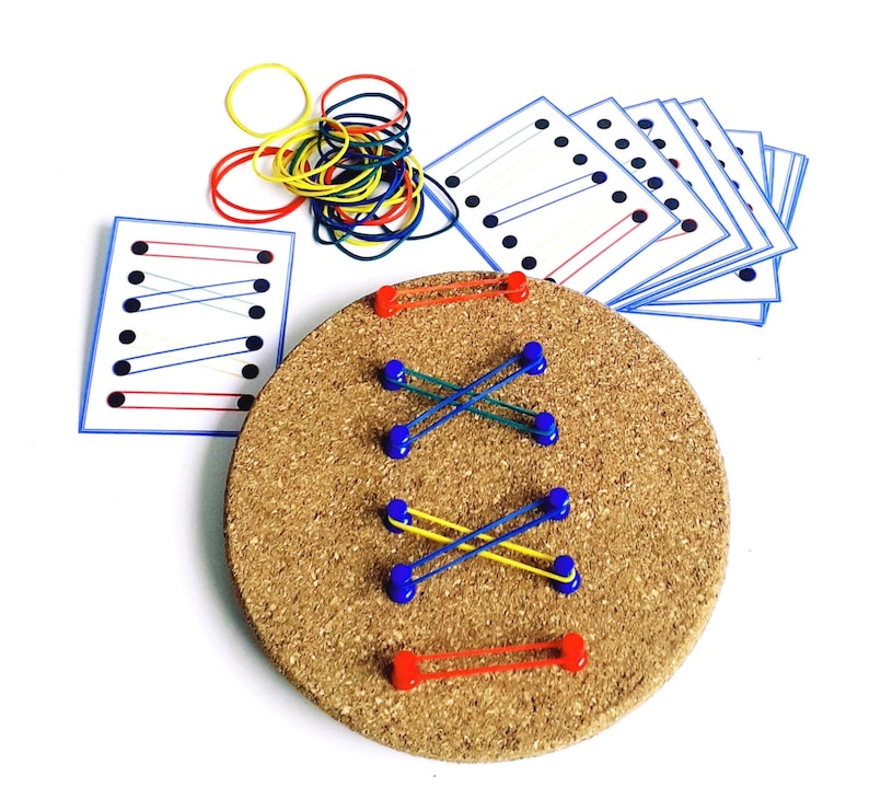 Rubber Band Play, Fine Motor Activity, Montessori Activities, Fine Motor image 9