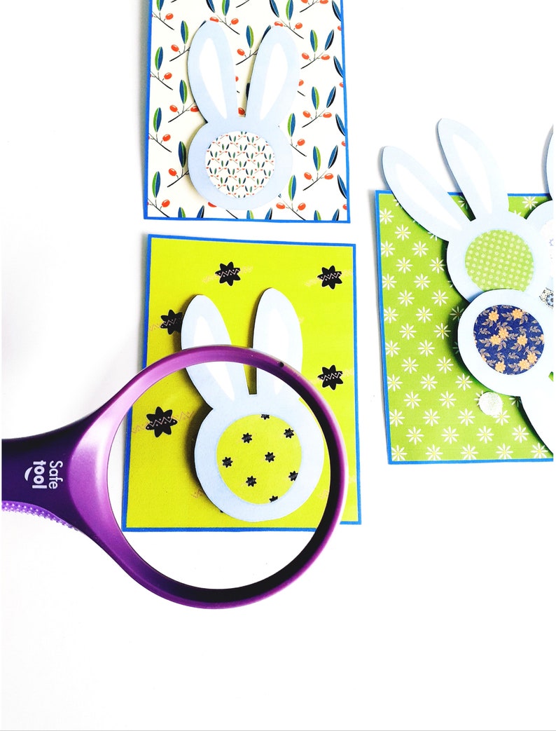 Spring Magnifying Glass Spring Magnifying Matching Activity Cards, Fine Motor Skills. - Etsy