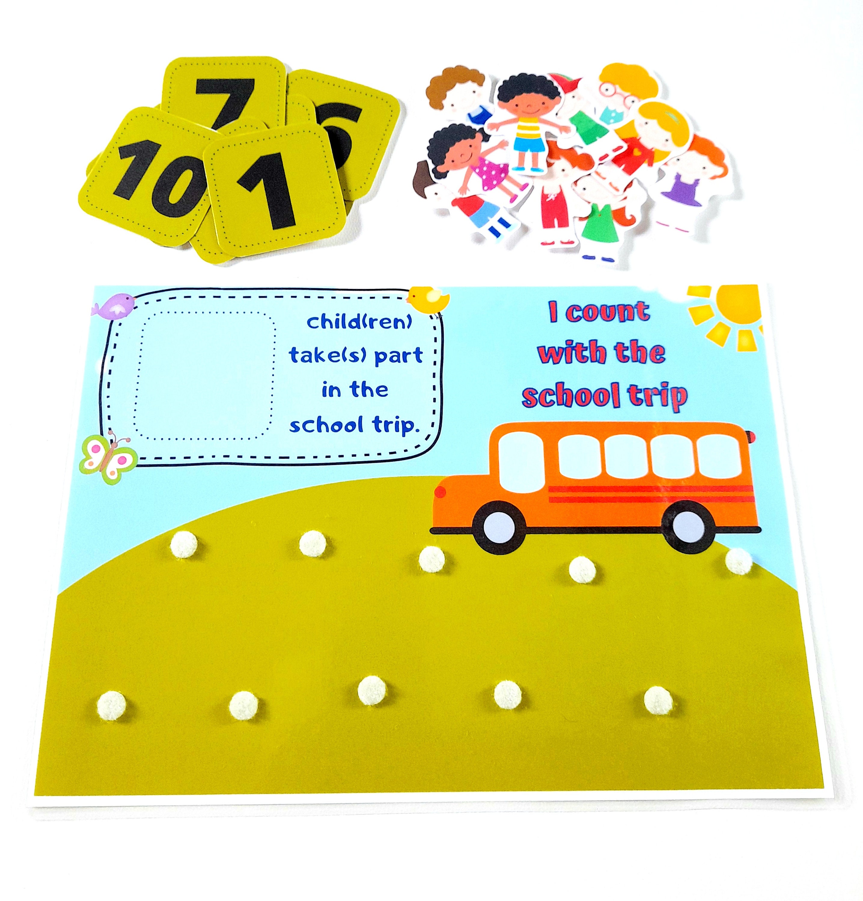 Printable Counting Activity and Learn to Count From 1- 10 for Kids - Etsy