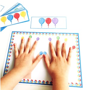 Praktische Montessori-Aktivitäten, Farbabstimmungsspiel, Feinmotorik, Farbabstimmungsaktivität