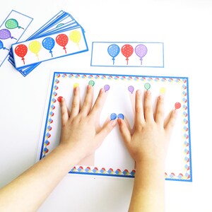 Hands on Montessori Activities, Color Matching Game, Fine Motor Skills ...
