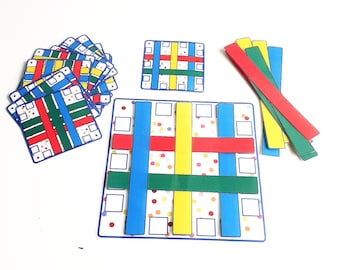 Stick Pattern Activity, Printable Shape Matching Game For Toddlers