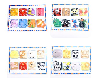 Jeu d’association d’animaux, jeu imprimable pour les tout-petits et les enfants d’âge préscolaire