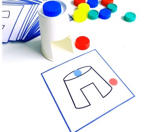 Color Activity with Plastic Capes and Fine Motor Activities for Toddlers and Preschoolers