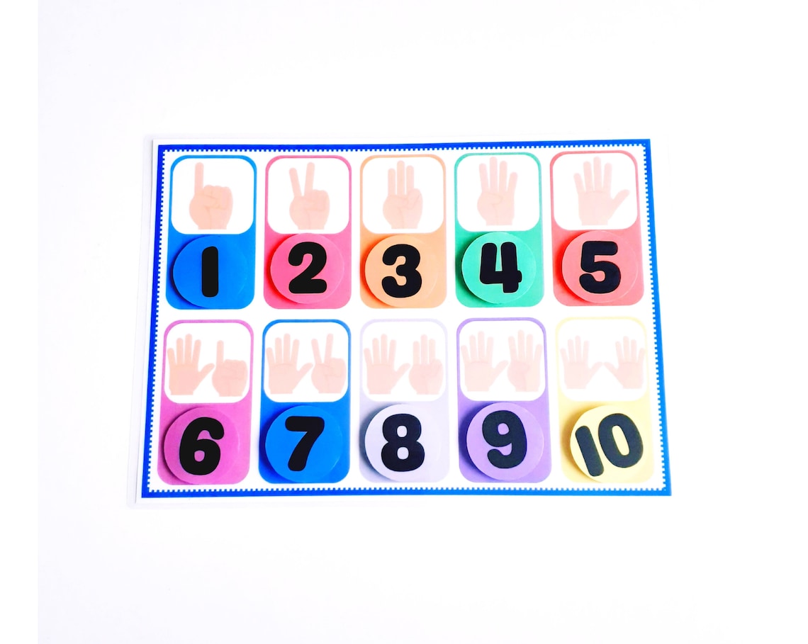 Number Matching Game Printable Learning Numbers - Etsy