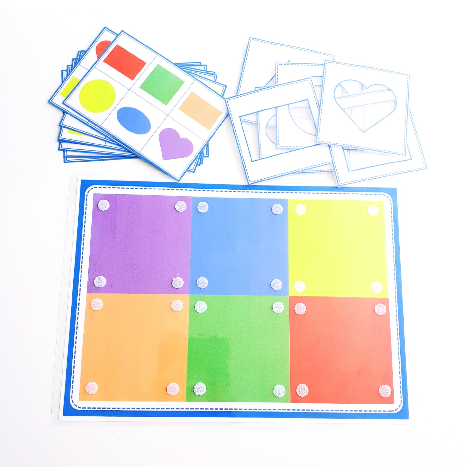 Shape Pattern Activity, Shape Matching Game, Fine Motor Skills - Etsy