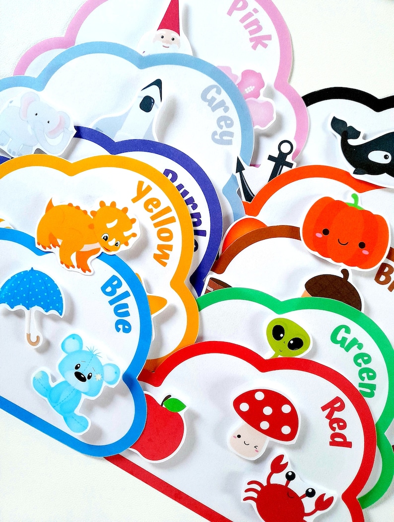 Printable Color Matching Activity for Kids - Etsy