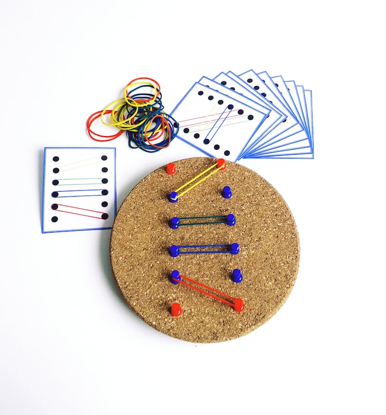 Rubber Band Play, Fine Motor Activity, Montessori Activities, Fine Motor image 6