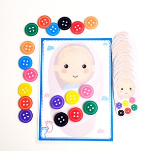 Pattern Activity, Matching Colors Pattern, Color Matching Game ...
