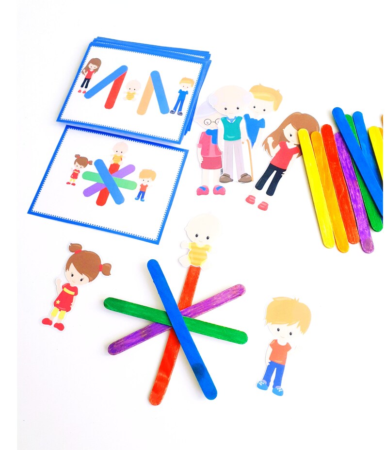 Fine Motor Activities With Stick Fine Motor Skills Pattern Etsy