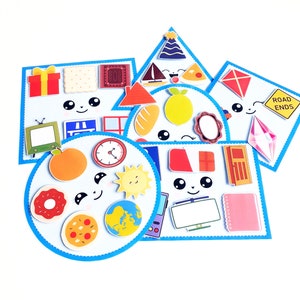 Shape Matching Game, Fine Motor Skills image 1