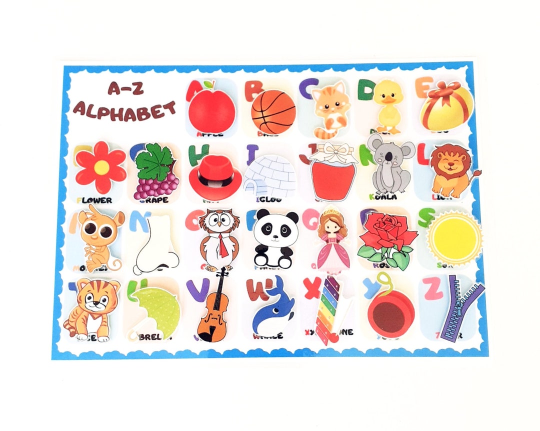 Beginning Sound Worksheet, Phonics Activity , Alphabet Game, Alphabet ...