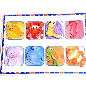 Animal Matching Game, Printable Game for Toddlers and Preschoolers - Etsy