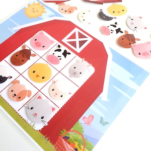 Animal Pattern Activity, Printable Animal Matching Game - Etsy