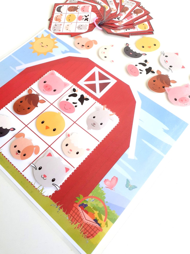 Animal Pattern Activity, Printable Animal Matching Game 画像 6