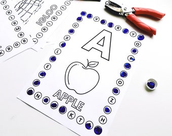 Alfabetwerkblad en begingeluidsactiviteit, fijne motoriek