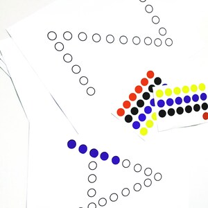 Alphabet Dot Sticker Activity and Fine Motor Skills - Etsy