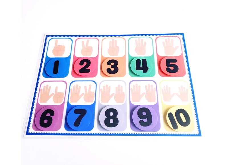 Number Matching Game, Printable Learning Numbers - Etsy