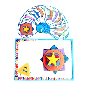 Shape Matching Activity, Preschool Math