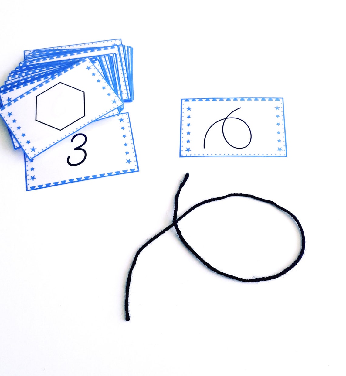 Pattern Activity With Thread, Hands on Montessori Activities, Fine ...