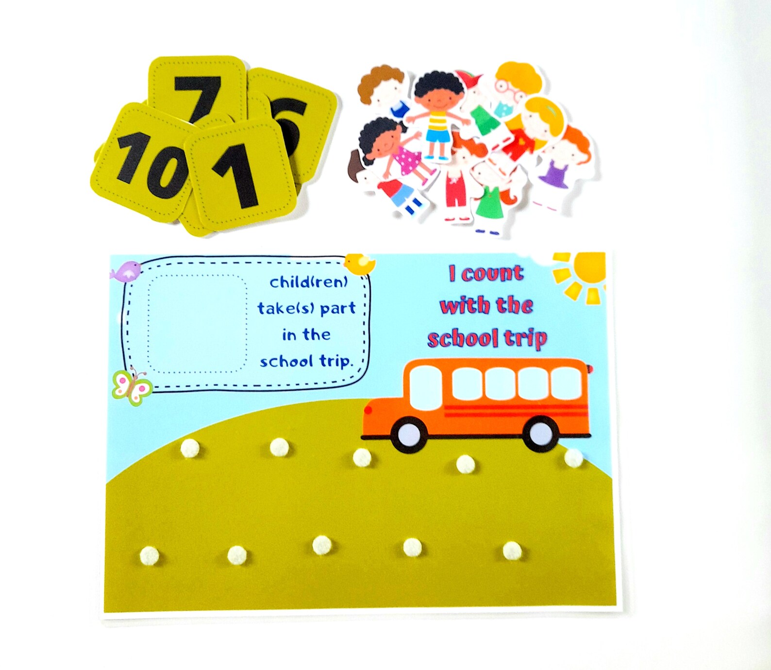 Printable Counting Activity and Learn to Count From 1- 10 for Kids - Etsy