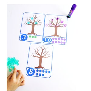 Counting Activity ,Numbers 1 to 10 Count for Kids, Learn To Count, Fine Motor Skills