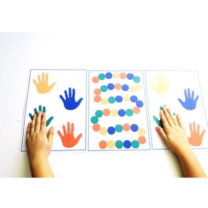 Praktische Montessori-Aktivitäten, Farbabstimmungsspiel, Feinmotorik, Farbabstimmungsaktivität