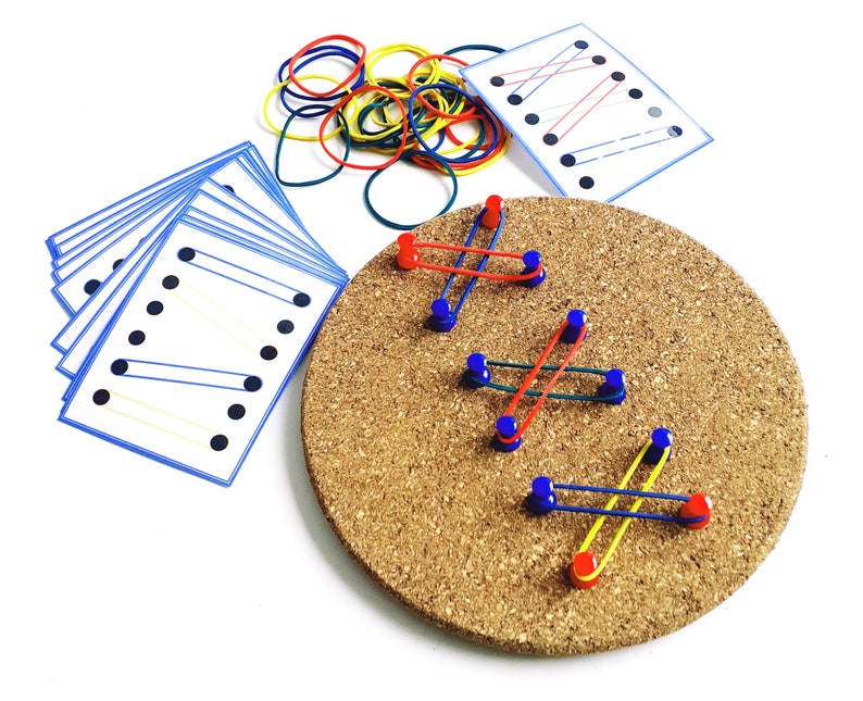 Rubber Band Play, Fine Motor Activity, Montessori Activities, Fine Motor image 5