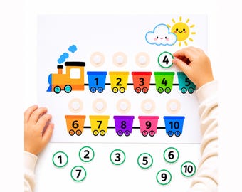 Learn to Count to 10, Activity for Kids, Digital Download