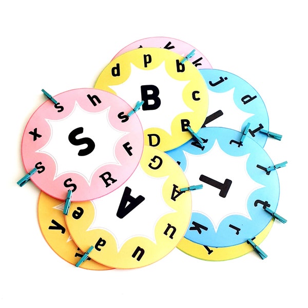 Match The Letters, Printable Alphabet Matching Activity For Toddlers.