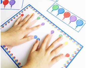 Hands on Montessori Activities, Color Matching Game, Fine Motor Skills, Color Matching Activity