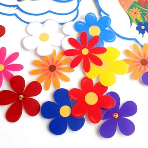 Flower Pattern Activity, Pattern Strips, Color Matching Game, Busy Book ...