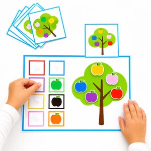 Apple Pattern Activity, Printable Activity for kids