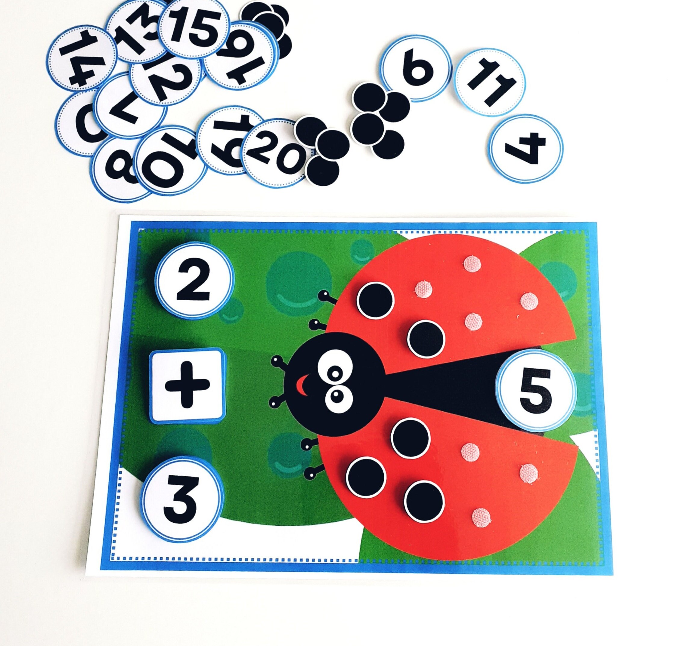 Count and Addition 1 to 20, Counting Toys for Toddlers, Fine Motor ...