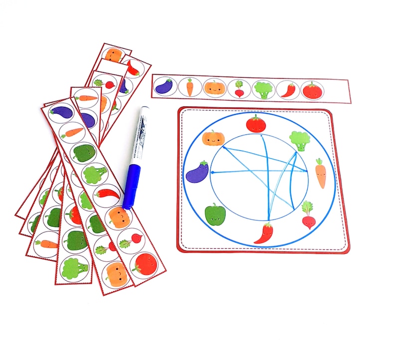 Vegetable Wheel Activity, Fruit and Vegetable Matching - Etsy