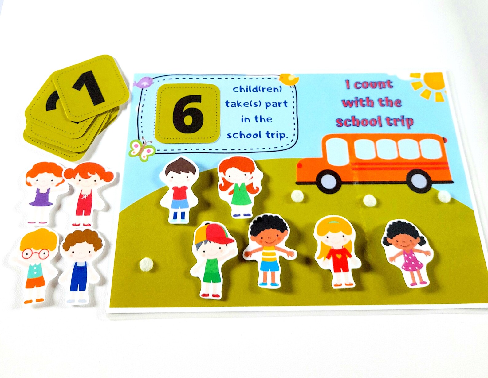Printable Counting Activity and Learn to Count From 1- 10 for Kids - Etsy