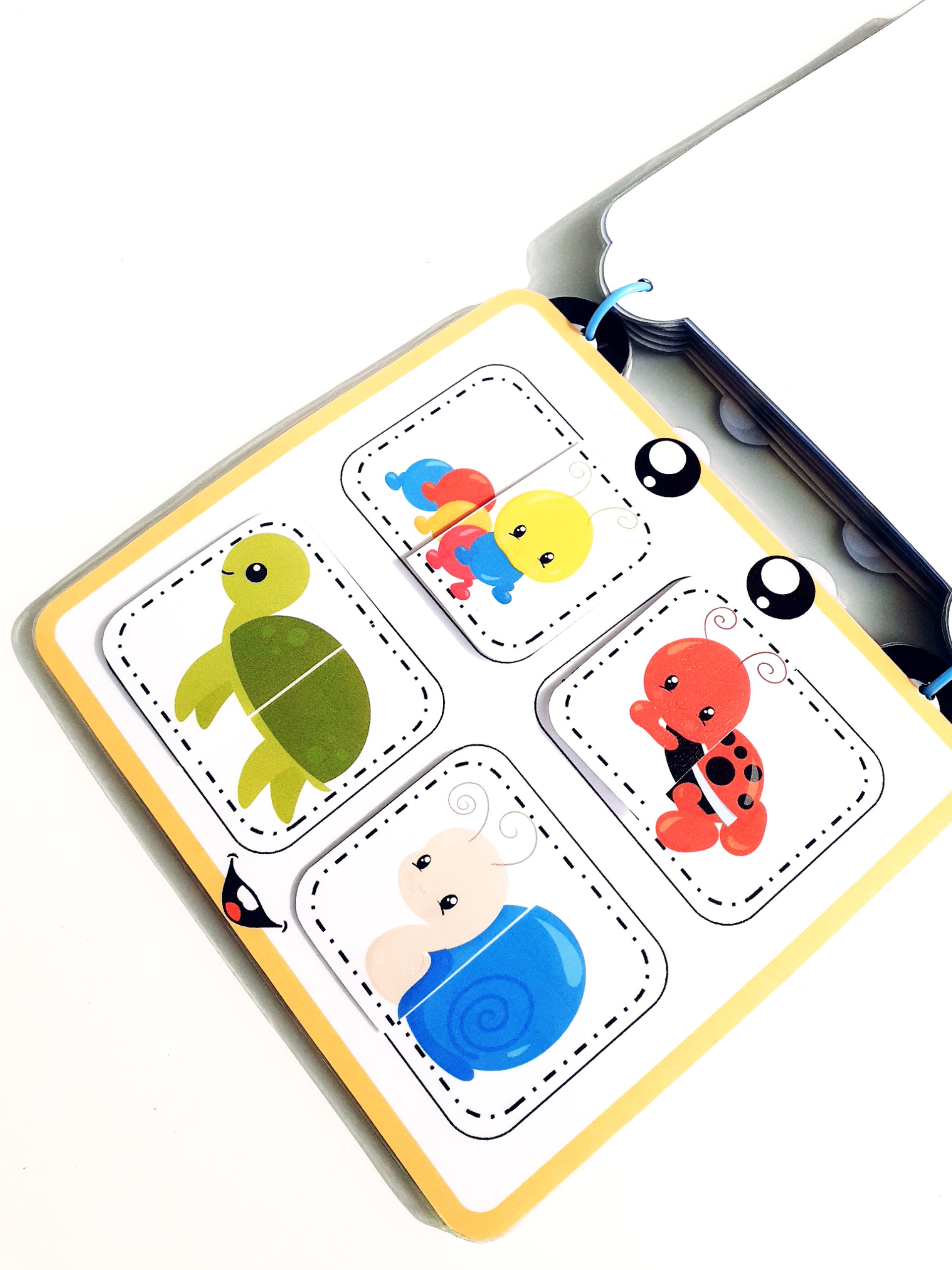 Printable Matching Puzzles Printable Busy Book Activity - Etsy