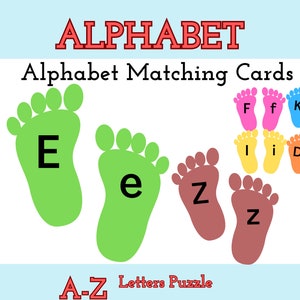 Alphabet Matching Cards, Alphabet Matching Game, Beginning Sounds Worksheet, Alphabet Worksheets, Color Matching Game