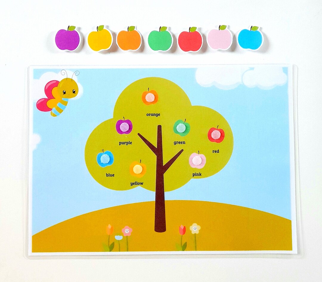 Printable Color Matching Activity For Toddlers And Preschoolers Etsy Printable Color Matching Activity For Toddlers And Preschoolers Etsy