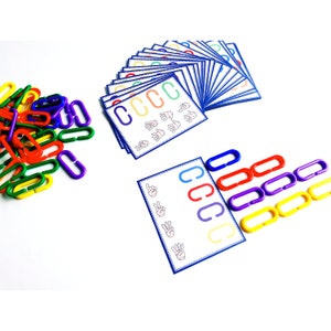 Chains Counting Activity, Counting Toys For Toddlers