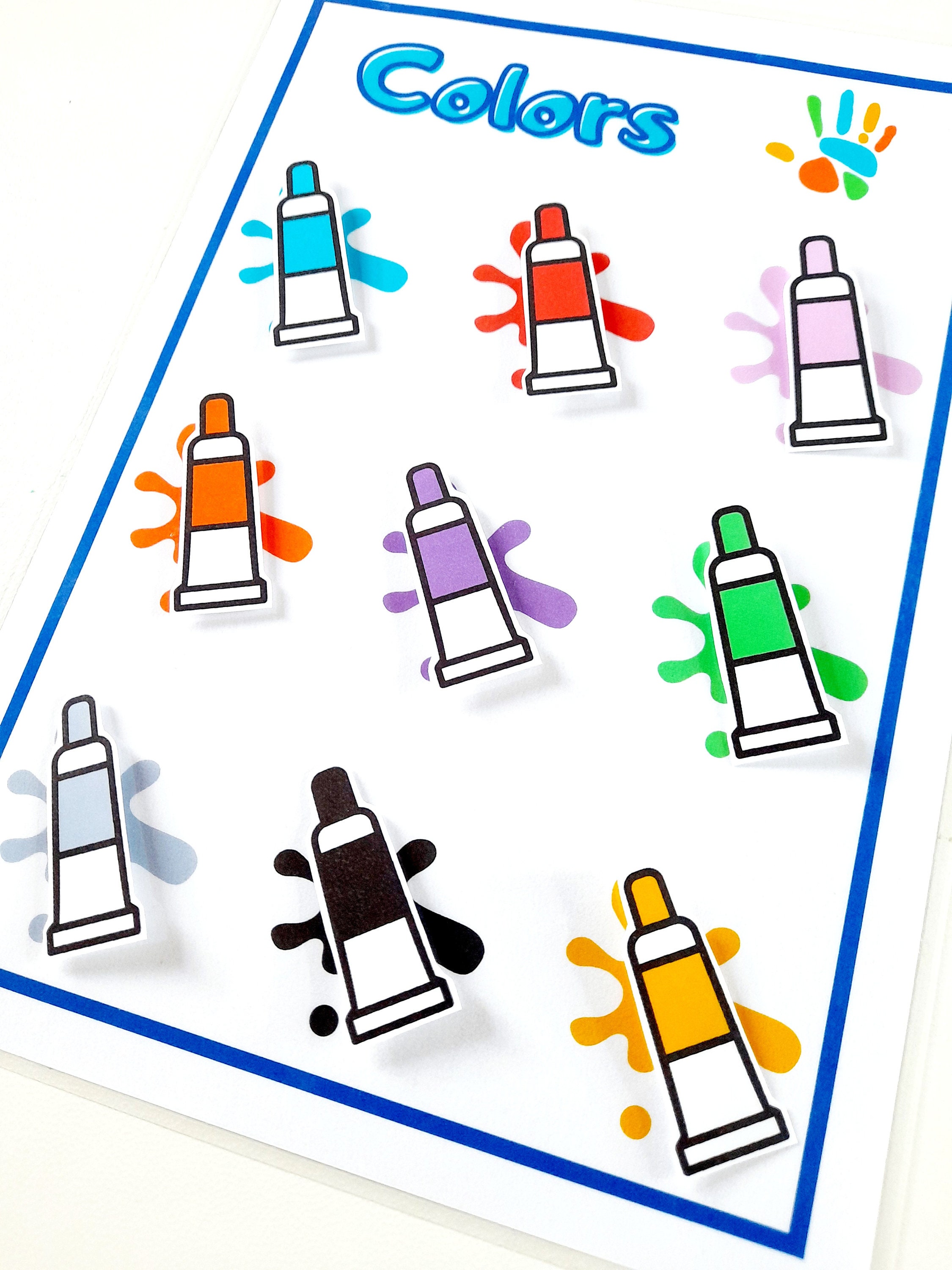 Printable Color Matching Activity for Kids - Etsy