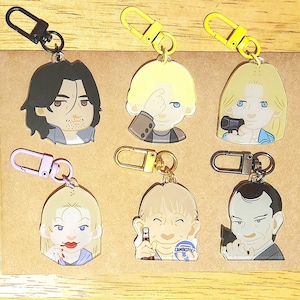 Monster Characters Acrylic Double-sided Charms Keychains