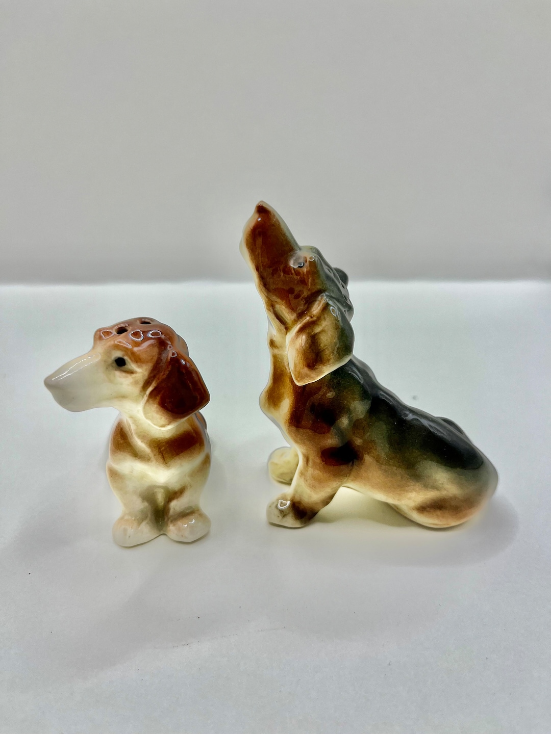 Rare Vintage Dachshund Salt and Pepper Shaker Etsy