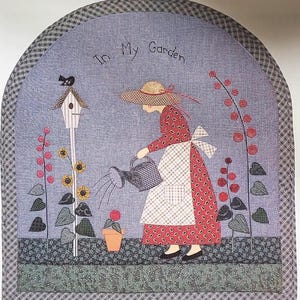 PATTERN *In My Garden an Applique pattern by Counry Appliques